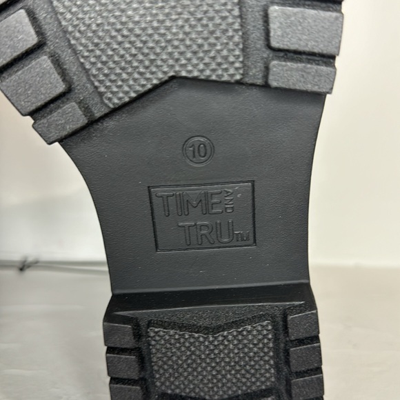 Time and Tru black faux suede Chelsea Boots 10 - Picture 7 of 12